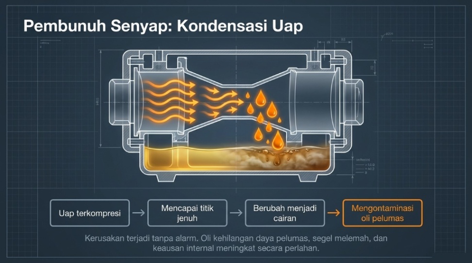 gas ballast - peran kondensasi uap