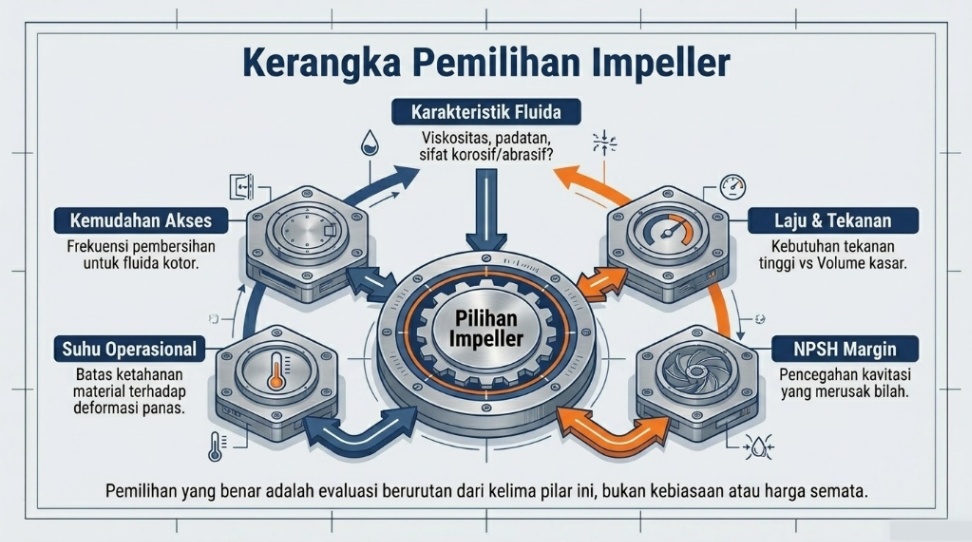 impeller - cara memilih